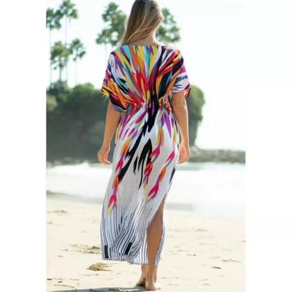Dress / Swimsuit Cover Up / Kaftan One Size Fits Most